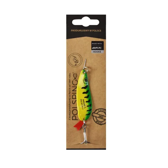 Błystka wahadłowa Polsping Mors Green Tiger "1" 12g