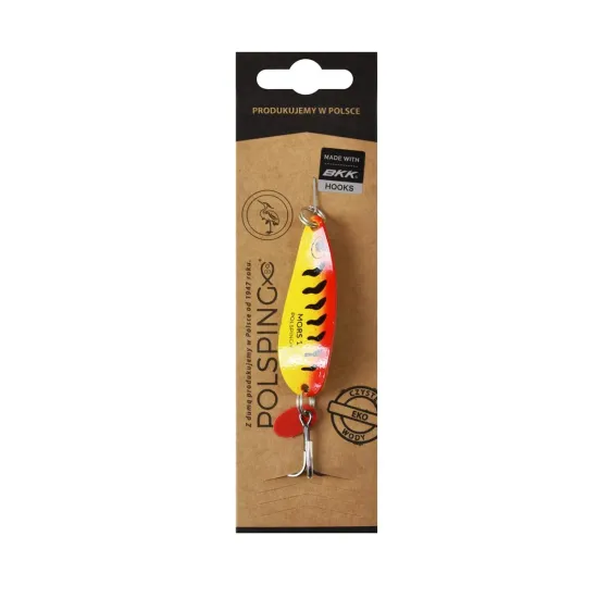 Błystka wahadłowa Polsping Mors Yellow Tiger "1" 12g