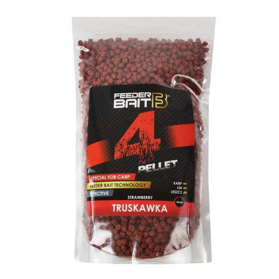 Pellet zanętowy Prestige Truskawka 4mm Feeder Bait 800g