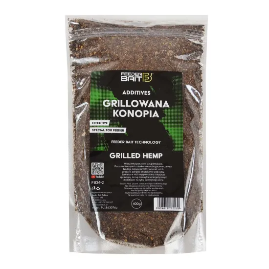 Konopie grillowane dodatek do zanęty Feeder Bait 400g