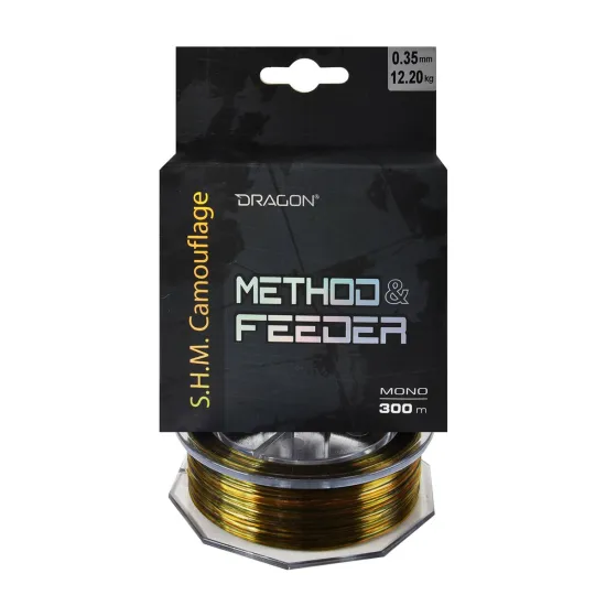 Żyłka do methody Dragon S.H.M. Camouflage Method & Feeder 0.35mm 300m
