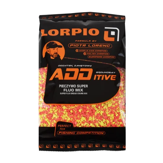 Dodatek do zanęty pieczywo super fluo mix Lorpio 400g