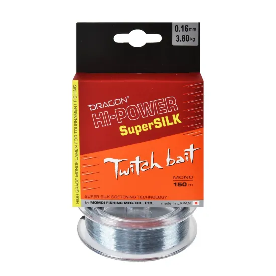 Żyłka spinningowa Dragon Hi-Power SuperSILK Twitch Bait 0.16mm 150m