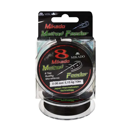 Plecionka przyponowa Mikado Octa Method Feeder 0.08mm 10m brązowa