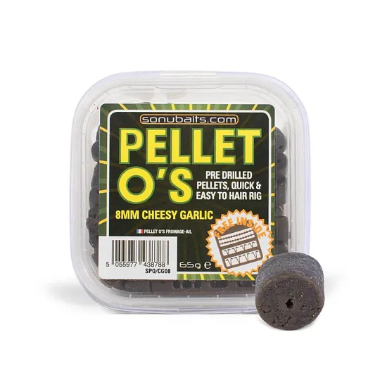 Pellet haczykowy O'S Cheesy Garlic 8mm Sonubaits 65g