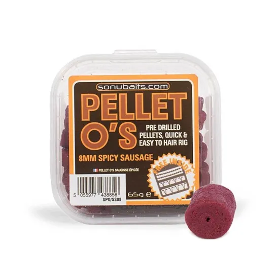 Pellet haczykowy O'S Spicy Sausage 8mm Sonubaits 65g