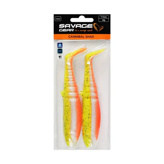 Przynęta kopyto Cannibal Shad Savage Gear 17.5cm Le.Cracker 2 sztuki