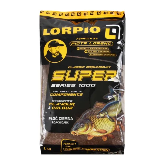 Zanęta wędkarska Super Płoć Ciemna Lorpio 1kg