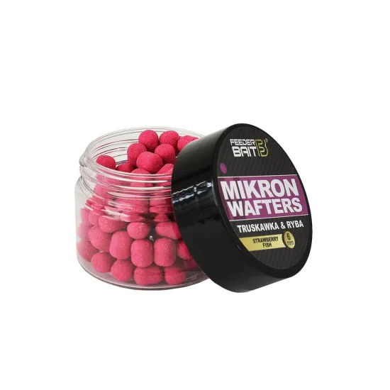 Mikron Wafters Truskawka & Ryba 6mm Feeder Bait 25ml