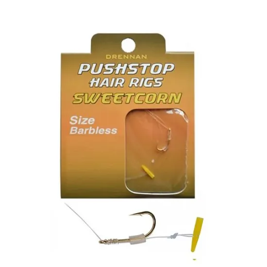 Haczyk bezzadziorowy PUSHSTOP SWEETCORN 30 cm