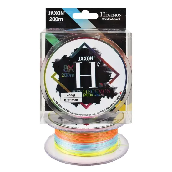 Plecionka morska Jaxon Hegemon 8X multicolor 0.25mm 200m