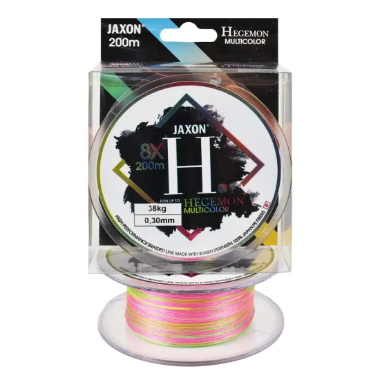 Plecionka morska Jaxon Hegemon 8X multicolor 0.30mm 200m