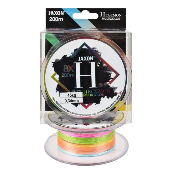 Plecionka morska Jaxon Hegemon 8X multicolor 0.34mm 200m