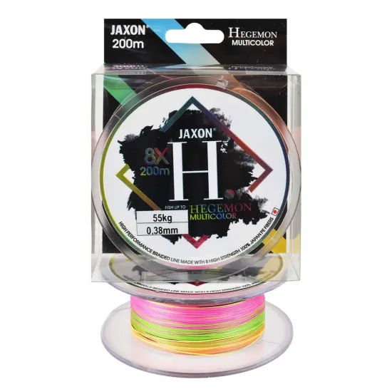 Plecionka morska Jaxon Hegemon 8X multicolor 0.38mm 200m