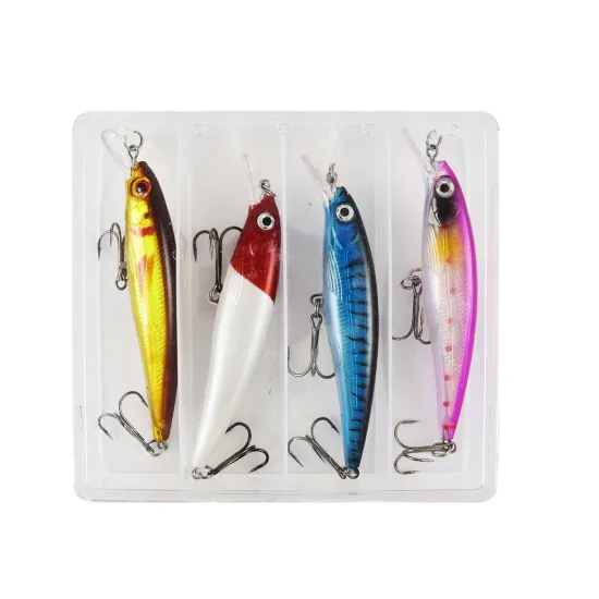 Zestaw woblerów Minnow Pack DAM 10cm 4 sztuki