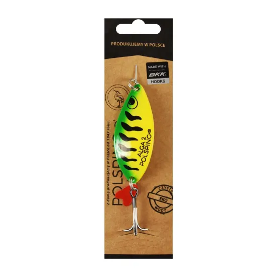 Błystka wahadłowa Polsping Alga Green Tiger "2" 21g