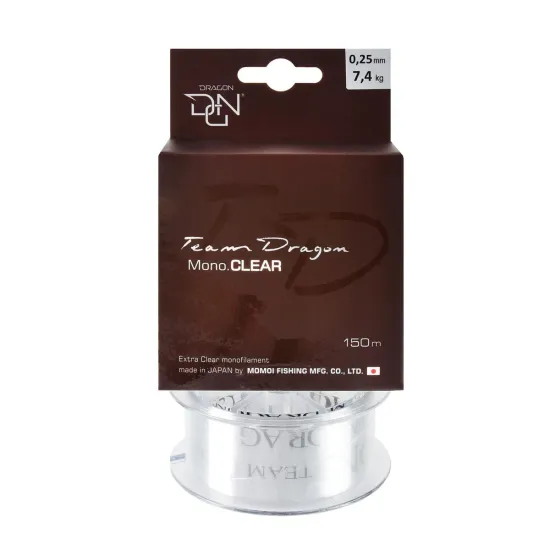 Żyłka spinningowa Team Dragon Mono Clear 0.25mm 150m