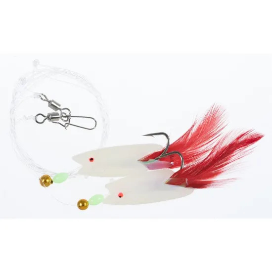 Zestaw dorszowy Jaxon white / red 5,5cm