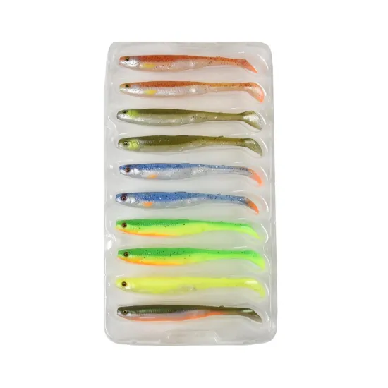 Zestaw przynęt Slender Scoop Shad Savage Gear 9cm / 4g 10 sztuk