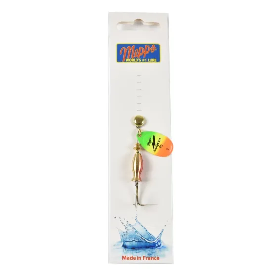 Błystka obrotowa Mepps Aglia Long Cast tiger 2 8,0g