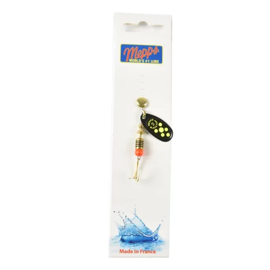 Błystka obrotowa Mepps Black Fury czarna / chartreuse 2 4,5g