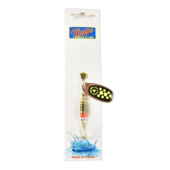 Błystka obrotowa Mepps Black Fury miedź / chartreuse 4 8g