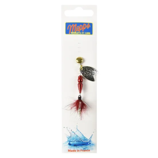 Błystka obrotowa Mepps Bug Cherry czerwona 1 4g