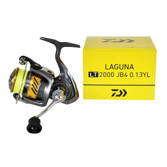 Kołowrotek spinningowy, uniwersalny Daiwa LagunaLT2000 4 łożyska + plecionka J-Braid X 4 0.13mm-106726