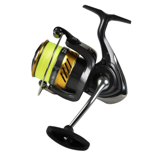 Kołowrotek spinningowy, uniwersalny Daiwa LagunaLT4000-C 4 łożyska + plecionka J-Braid X 0.21mm