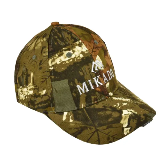 Czapka z daszkiem LED camo Mikado