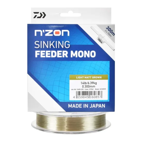 Żyłka feeder, gruntowa Daiwa N''Zon Sinking Feeder Mono 0,30mm 300m