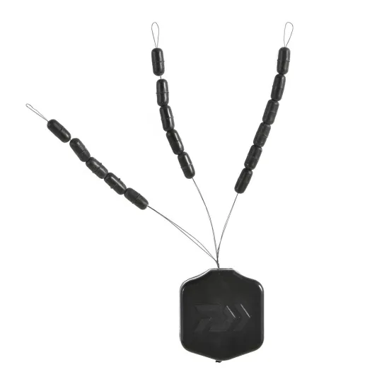 Stopery wędkarskie gumowe N'Zon Feeder rozmiar S Daiwa 15 sztuk