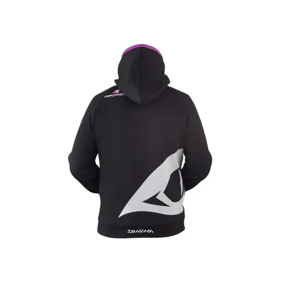 Bluza wędkarska z kapturem Prorex czarna rozmiar XL Daiwa-107268