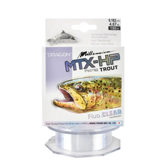 Żyłka spinningowa Dragon Millenium MTX-HP Pstrąg 0.18mm 150m