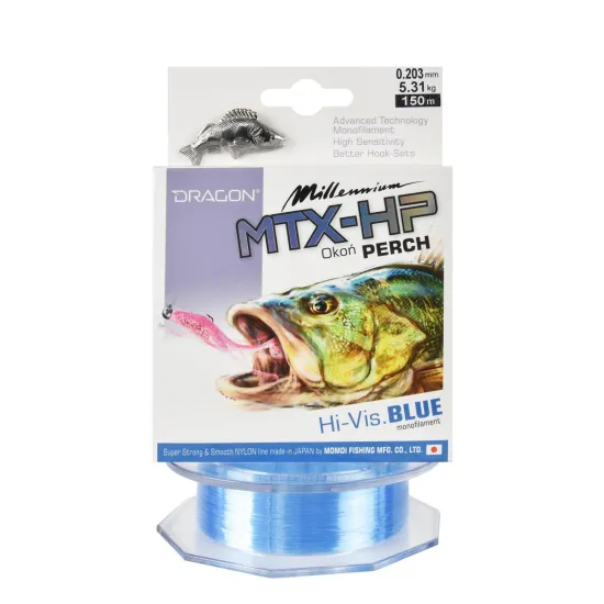 Żyłka spinningowa Dragon Millenium MTX-HP Okoń 0.20mm 150m
