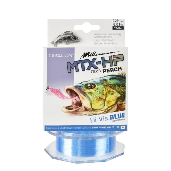 Żyłka spinningowa Dragon Millenium MTX-HP Okoń 0.22mm 150m