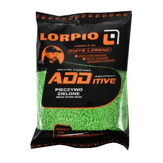Dodatek do zanęty pieczywo zielone Lorpio 400g