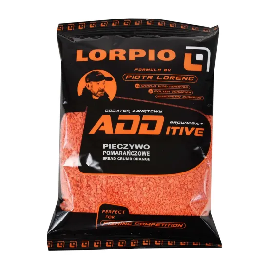 Dodatek do zanęty pieczywo pomarańczowe Lorpio 600g
