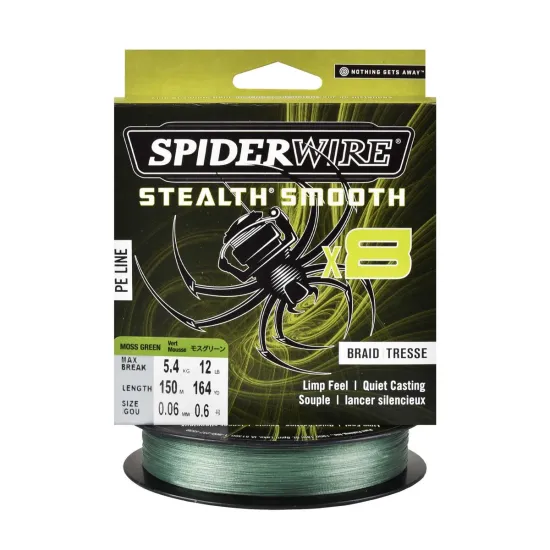 Plecionka spinningowa Spiderwire Steal Smooth 8 Moss Green 0.06mm 150m