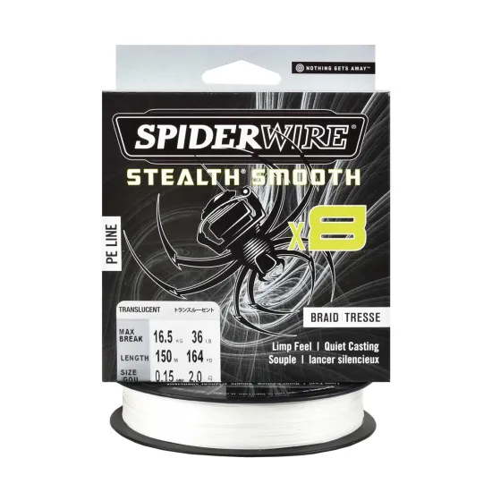 Plecionka spinningowa Spiderwire Steal Smooth 8 Translucent 0.15mm 150m