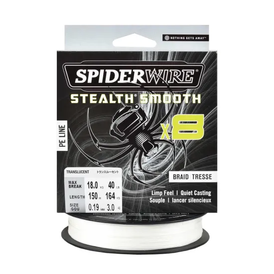 Plecionka spinningowa Spiderwire Steal Smooth 8 Translucent 0.19mm 150m