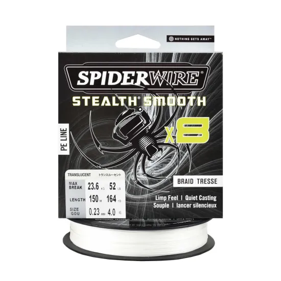 Plecionka spinningowa Spiderwire Steal Smooth 8 Translucent 0.23mm 150m