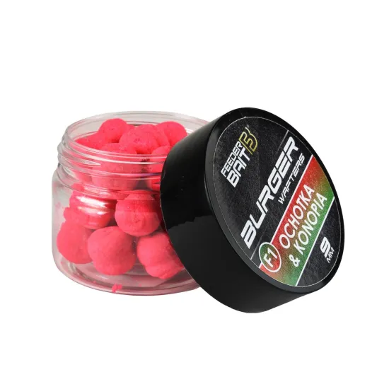 Wafters Burger F1 & Konopia 9mm Feeder Bait 25ml