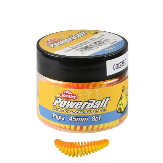 Przynęta Powerbait Pupa 45mm fluo orange sunset yellow Berkley