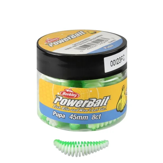 Przynęta Powerbait Pupa 45mm spr ing green white Berkley