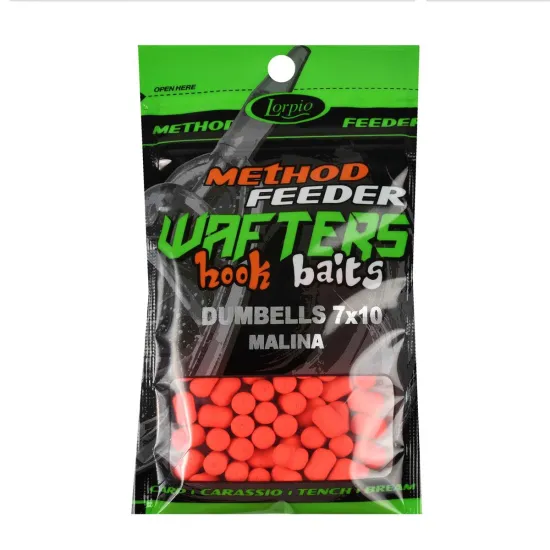 Dumbells wafters 7x10mm malina Lorpio 20g