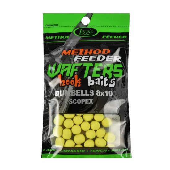 Dumbells wafters 8x10mm scopex Lorpio 20g