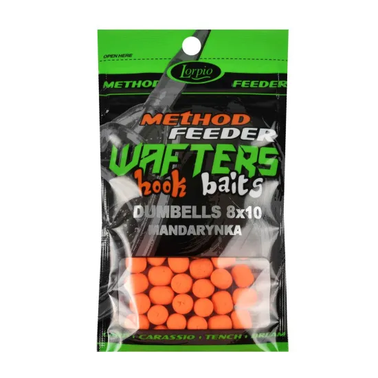 Dumbells wafters 8x10mm mandarynka Lorpio 20g
