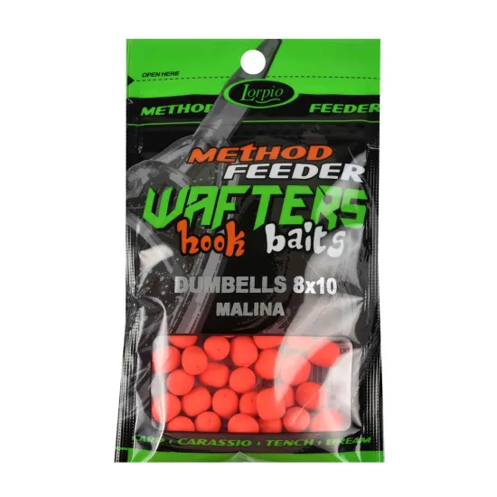 Dumbells wafters 8x10mm malina Lorpio 20g