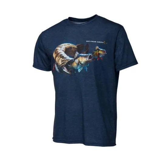 Koszulka T-Shirt Cannibal Tee niebieska rozmiar M Savage Gear